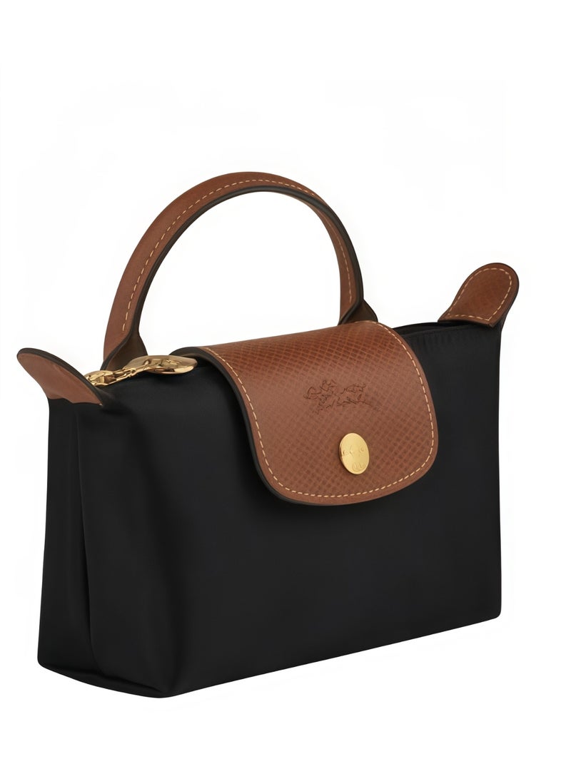 لونج شامب Longchamp Le Pliage مصغر حزام الكتف أزياء النساء الكلاسيكية متعددة الاستعابات حقيبة صغيرة ماكياج، حقيبة يد، حقيبة كتف، حزام كتف - Image 5