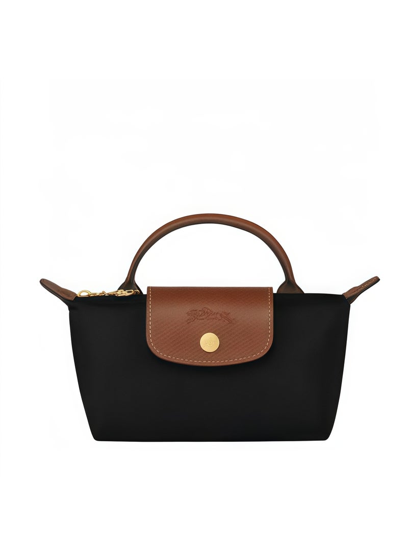 لونج شامب Longchamp Le Pliage مصغر حزام الكتف أزياء النساء الكلاسيكية متعددة الاستعابات حقيبة صغيرة ماكياج، حقيبة يد، حقيبة كتف، حزام كتف - Image 4