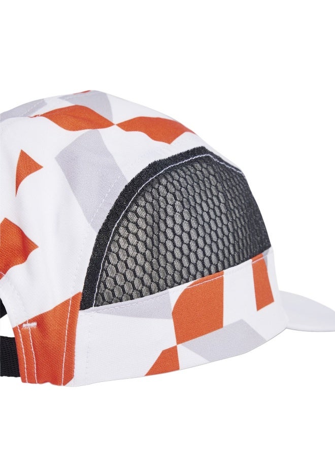 Adidas Trx 5P Cap Grph White Trail Running Cap For Unisex Youth  - Image 3