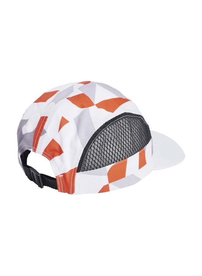 Adidas Trx 5P Cap Grph White Trail Running Cap For Unisex Youth  - Image 2