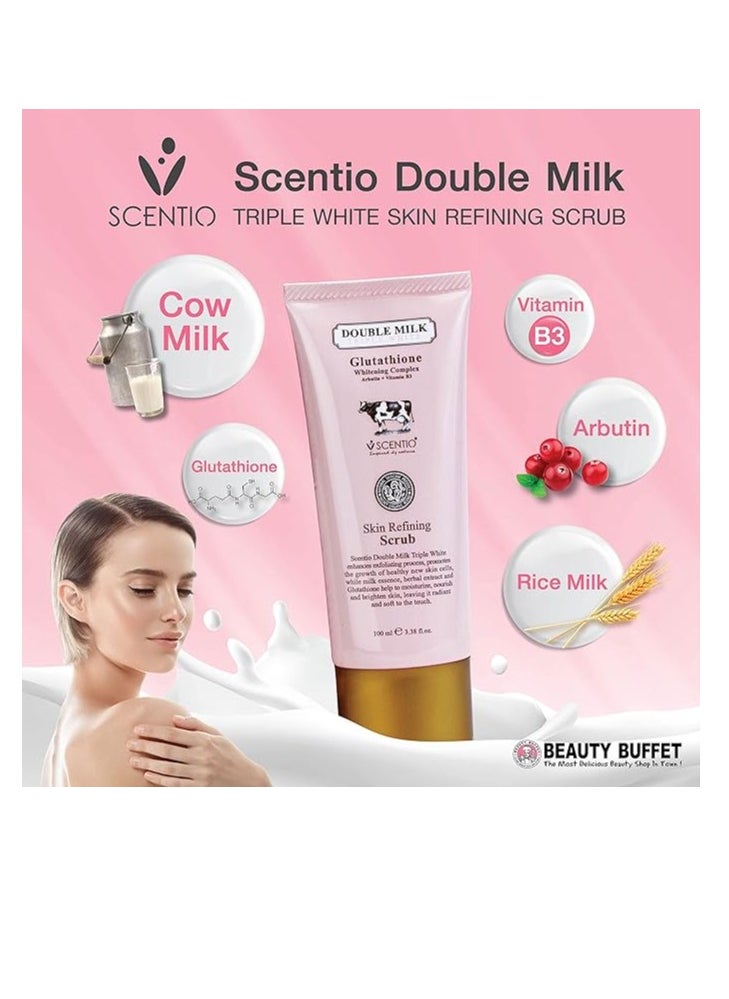 Scentio Skin Refining Scrub, Glutathione Whitening Complex, 100 ml