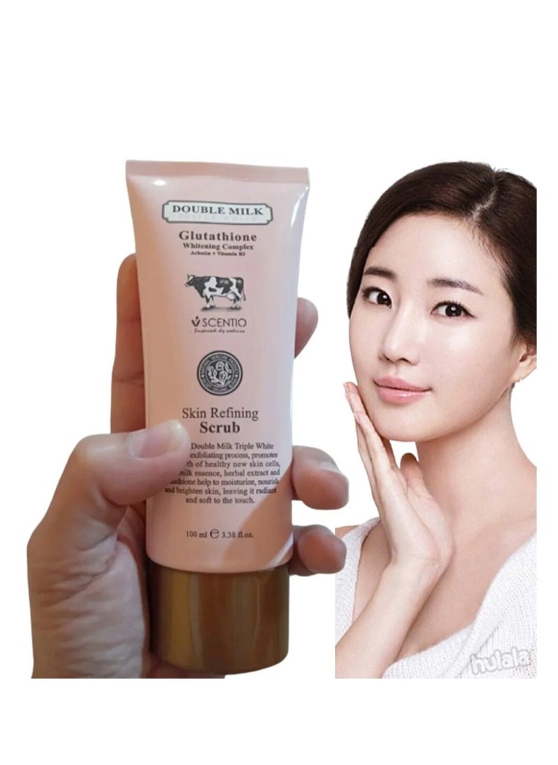 Scentio Skin Refining Scrub, Glutathione Whitening Complex, 100 ml
