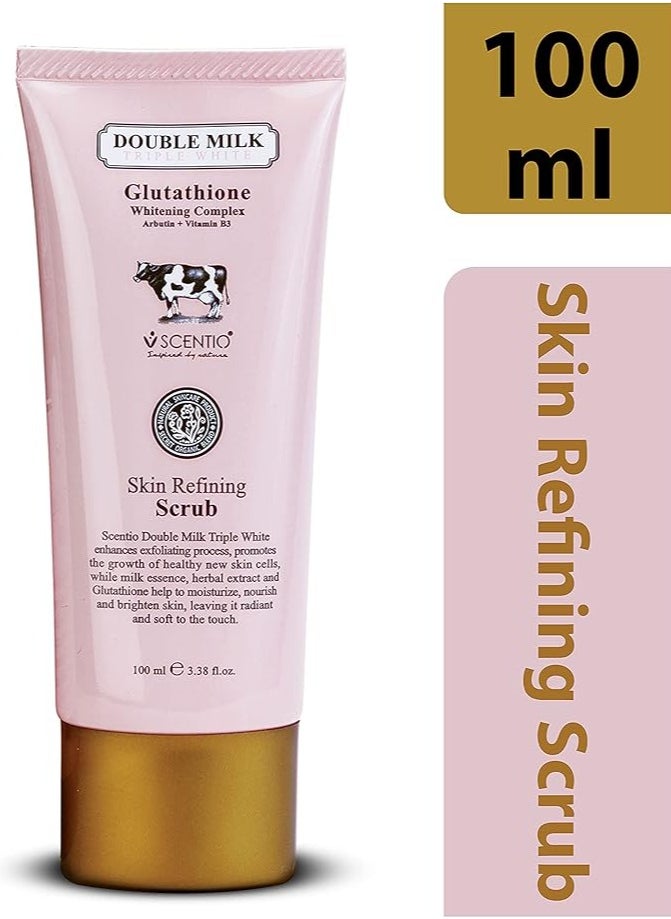 Scentio Skin Refining Scrub, Glutathione Whitening Complex, 100 ml