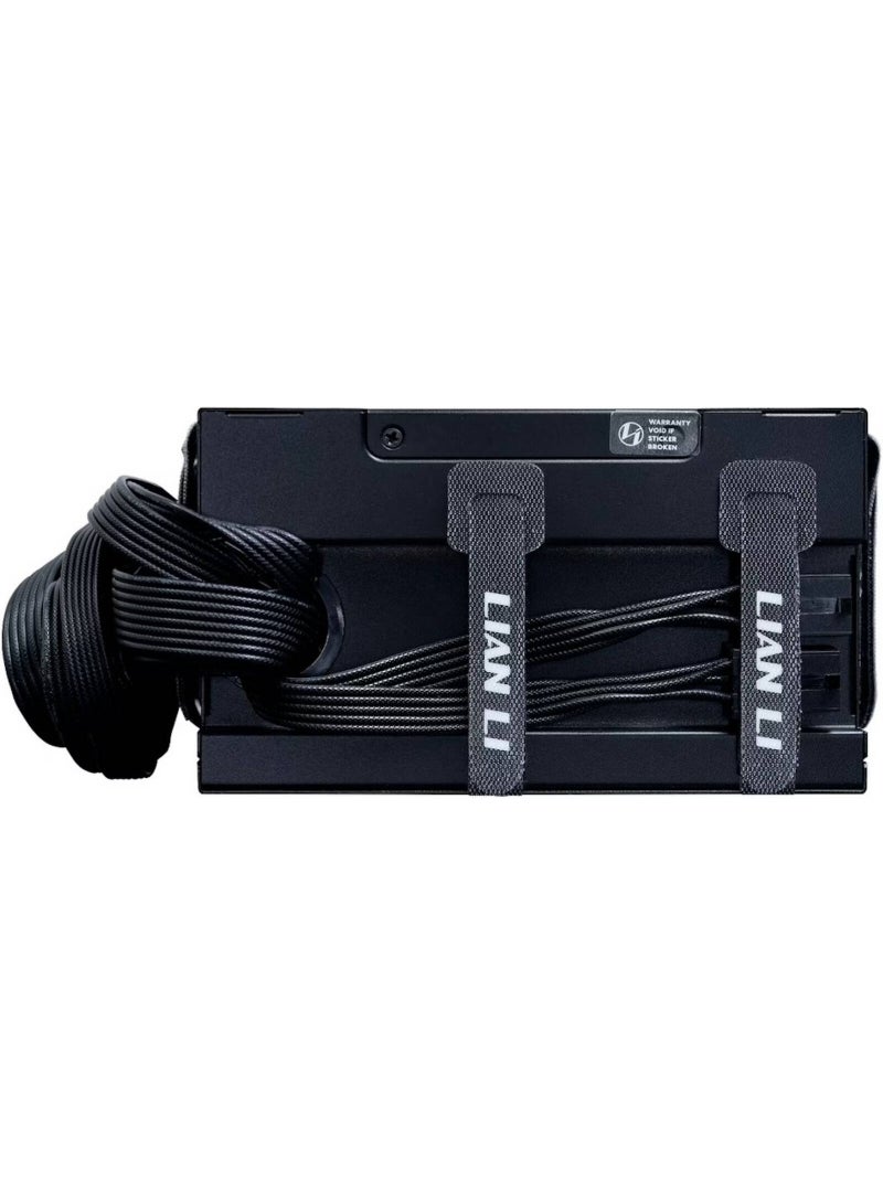 LIAN LI RB0750B 750W PSU, 80 PLUS Bronze, ATX 3.1, 12V-2x6 PCIe Connector, Non-Modular, 135mm HYB Smart Fan, Built-in Cable Management, Active PFC, Six Protection Systems | Black - Image 4