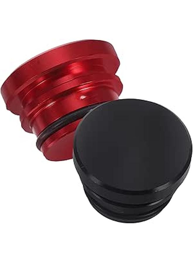 2Pcs Car Lighter Port Protective Cover Caps Universal Fit Black - Image 1