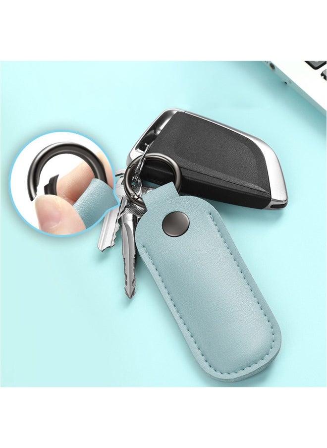 حافظة قرص فلاش جلدية، حقيبة يو ديسك، حامل حلقة مفاتيح، حقيبة تخزين فلاش USB، غلاف واقي لقرص القلم، حقيبة ذاكرة.  - Image 3
