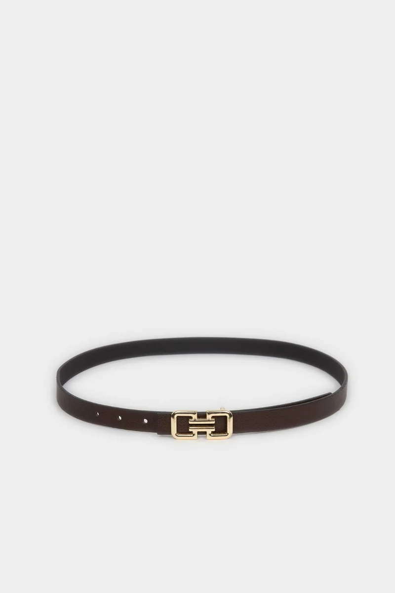 DeFacto Woman Rectangle Clasp Faux Leather
