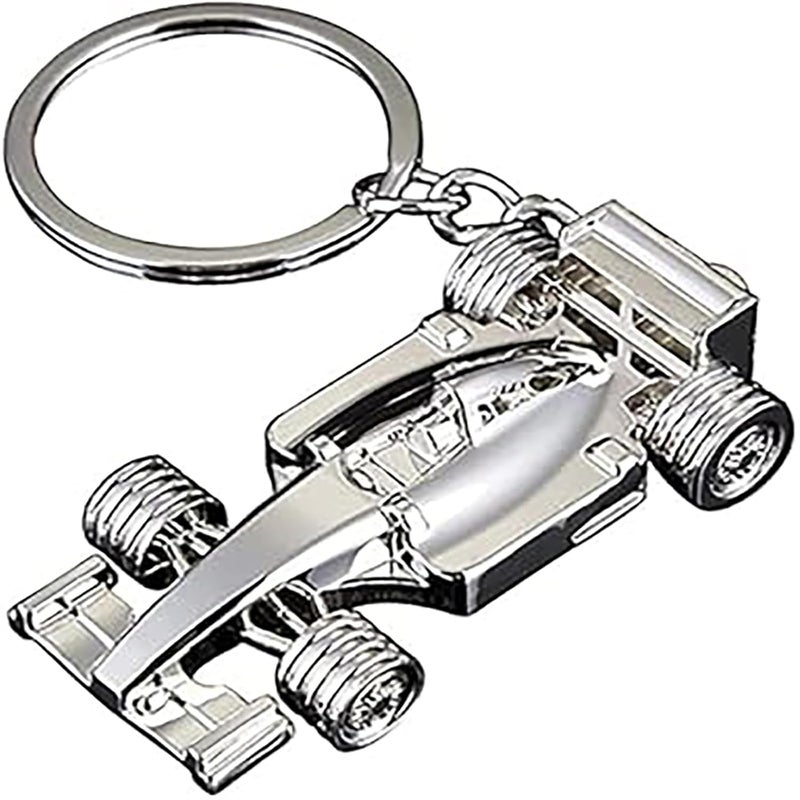 SQUISHCO F1 Merchandise Keychain, F1 Racing Car Design Key Chain, Stylish and Durable F1 Keychain Gift for Men Friends Daily Use - Image 1