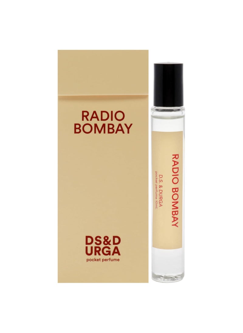 D.S. & DURGA DS  Durga Radio Bombay Pocket Perfume for Unisex  03 oz Perfume Spray 