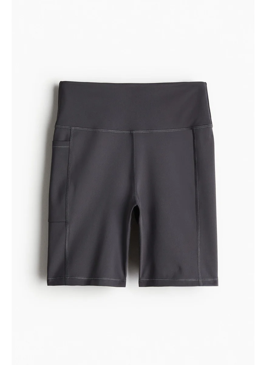 H&M Drymove Pocket-Detail Sports Cycling Shorts