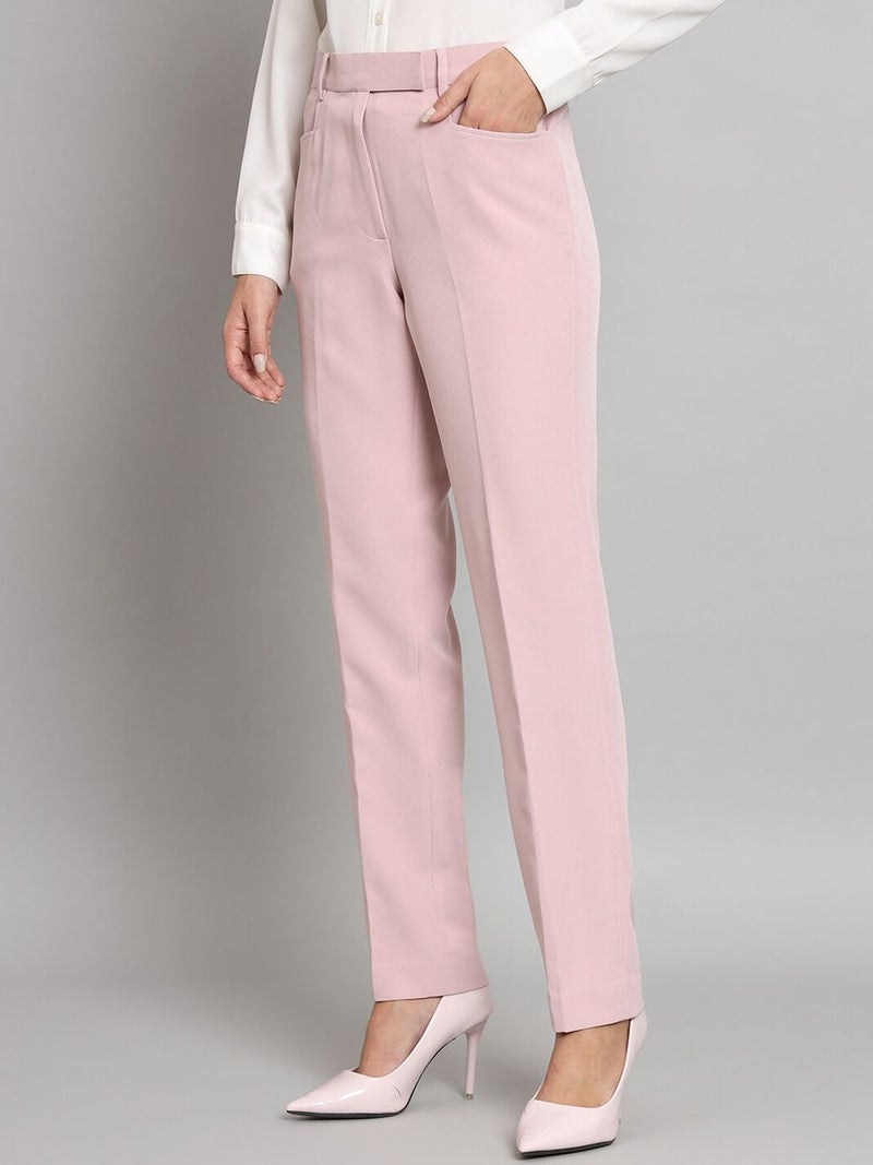 Powersutra Regular Fit Trousers - Baby Pink for Women - Image 2