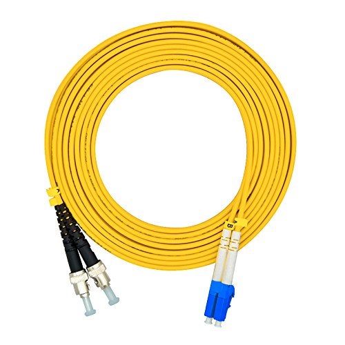 Jeirdus 5Meters 16ft LC to ST Duplex 9/125 Single-Mode Fiber Optic Cable Jumper Optical Patch Cord LC-ST - Image 5