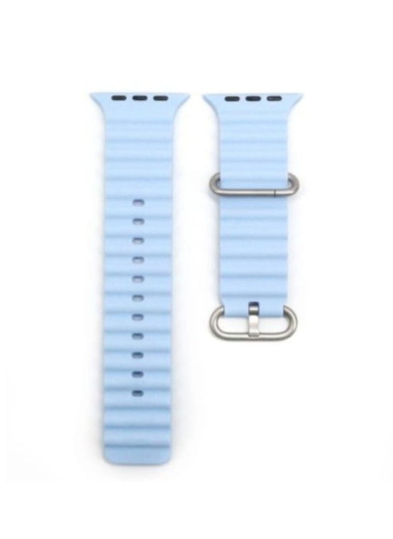 Generic - Ocean Strap For Apple Watch Band Size 42/44/45/49mm Silicone - Image 1