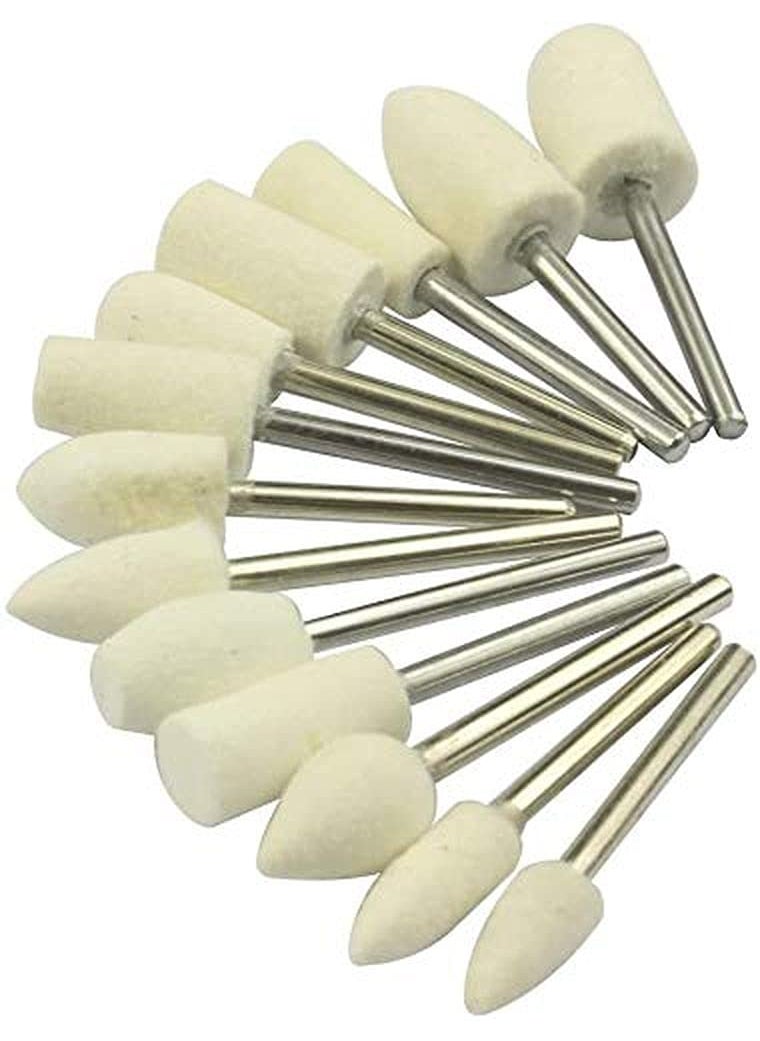 DIY Crafts DIY Crafts CTDIYHI42844 Polishing Rotary Tool Mandrel Mounted Wool Grinder for Rotary Drill by DIY Carving Expert Pack of  - Image 1