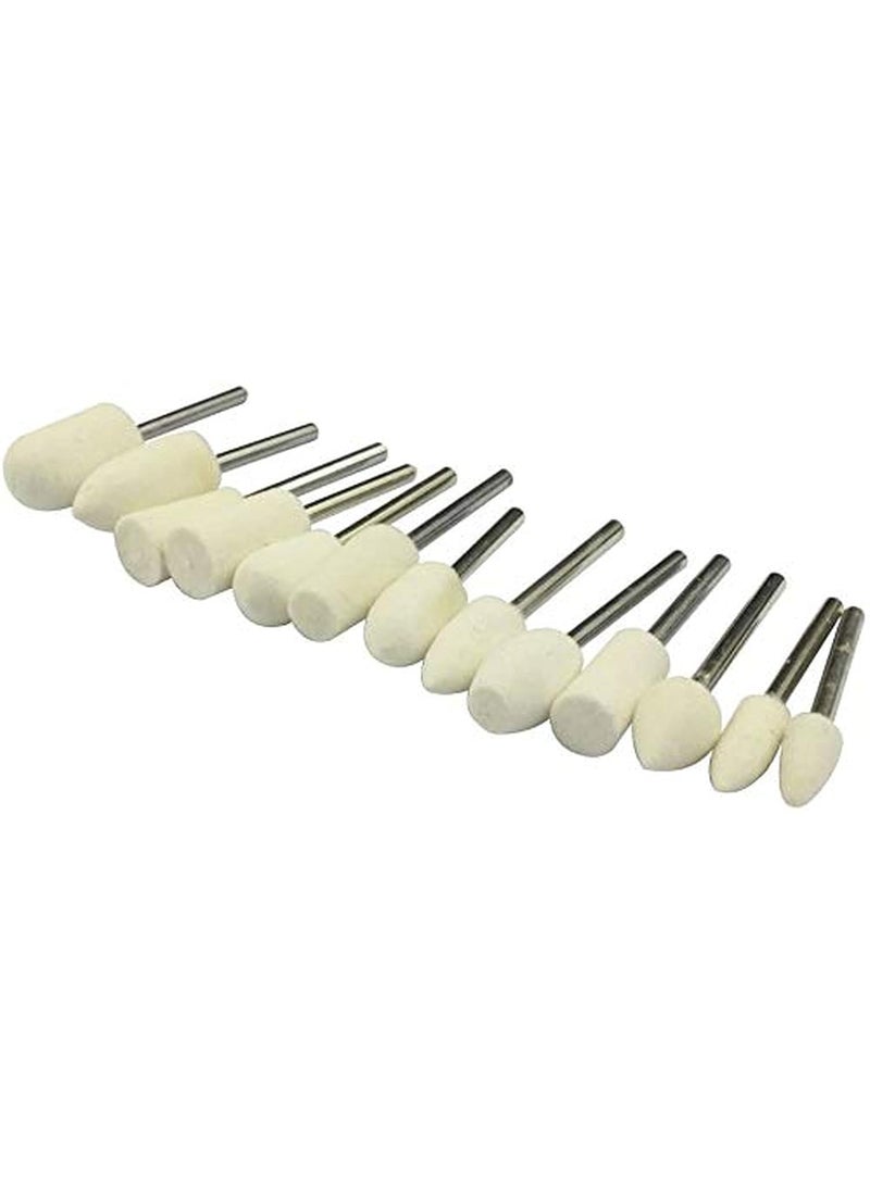 DIY Crafts DIY Crafts CTDIYHI42844 Polishing Rotary Tool Mandrel Mounted Wool Grinder for Rotary Drill by DIY Carving Expert Pack of  - Image 2