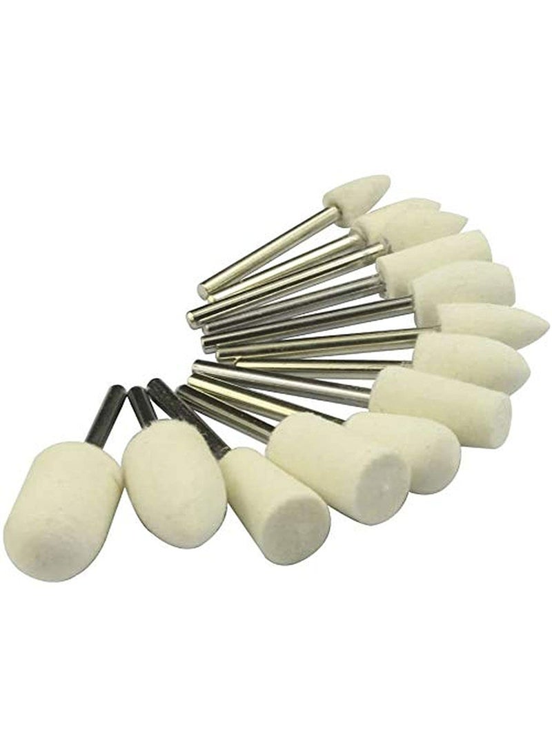 DIY Crafts DIY Crafts CTDIYHI42844 Polishing Rotary Tool Mandrel Mounted Wool Grinder for Rotary Drill by DIY Carving Expert Pack of  - Image 4