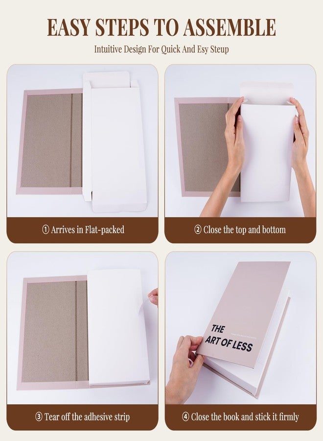 FloraSea 3Pcs Decorative Books, Coffee Table Books for Table Decor or Shelf Decor, Fake Books for Home Decoration - Image 2