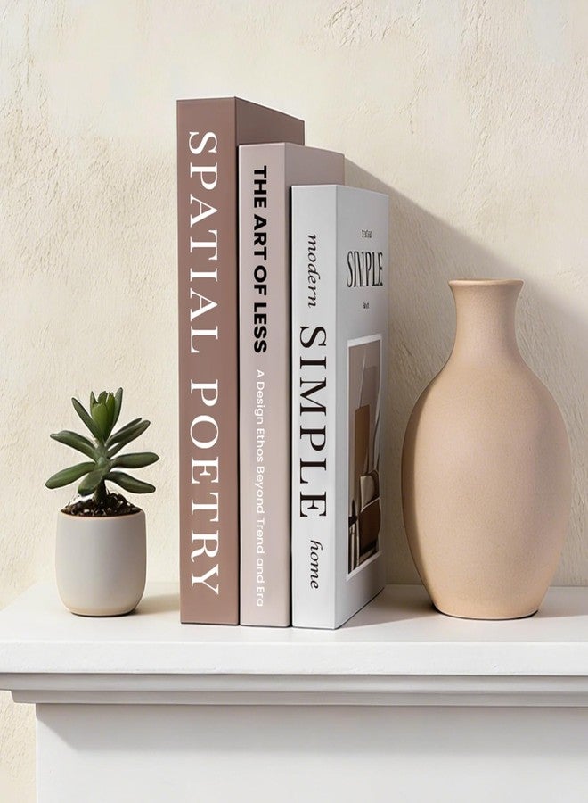 FloraSea 3Pcs Decorative Books, Coffee Table Books for Table Decor or Shelf Decor, Fake Books for Home Decoration - Image 4