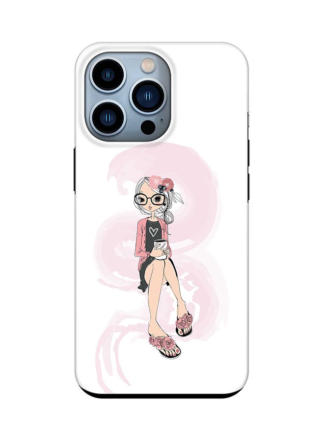 Stylizedd Tough Pro Series Case for Apple iPhone 14 Pro Dual Layer hybrid PC & TPU Customized Mobile Cover Shield with inner TPU protection Matte Finish - Nerdy Cute