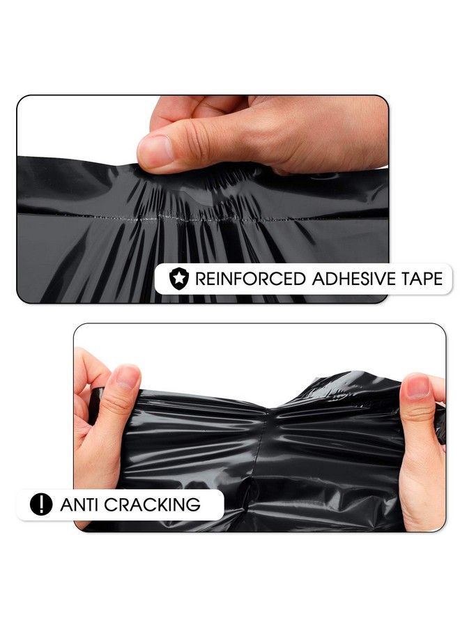 Metronic Poly Mailers 12X15.5 200 Pack Strong Adhesive Shipping Bags For Clothing Waterproof And Tearproof Shipping Envelopes Mailers Poly Bags Packaging Bags For Shipping In Black  - Image 3