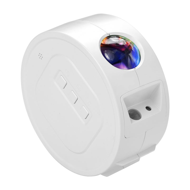Starry Projector White 3-Level Brightness Moon Light - Music Activated Rechargeable Light for Bedroom Party Camping Decor - Image 1