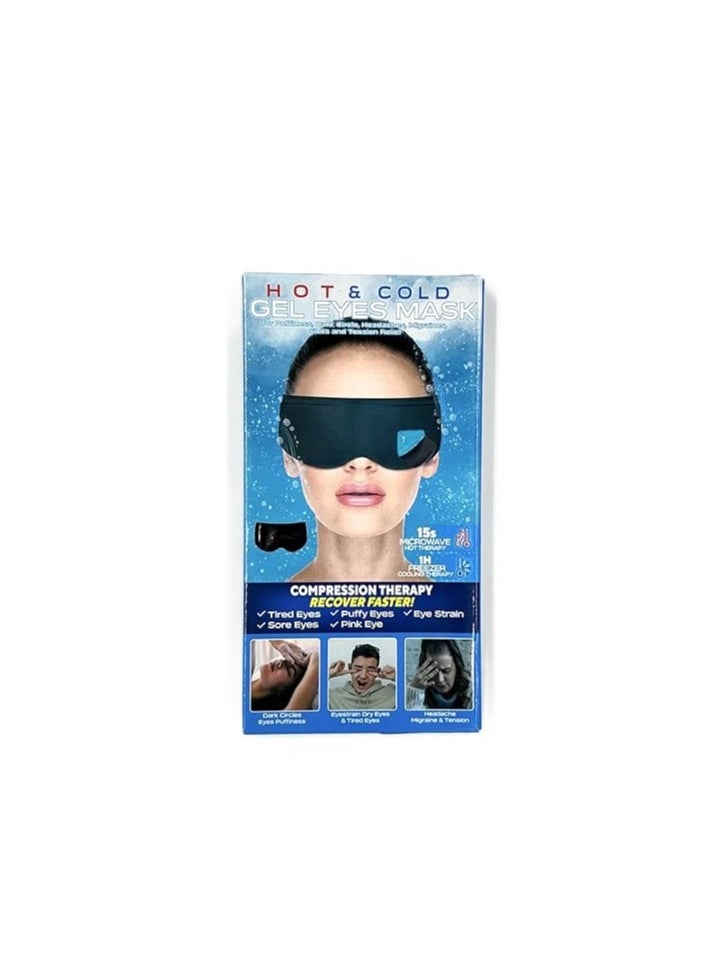 Rahalife Hot & Cold Gel Eye Mask – Reusable, Soothing Relief for Tired Eyes, Dark Circles, and Puffy Eyes  - Image 1
