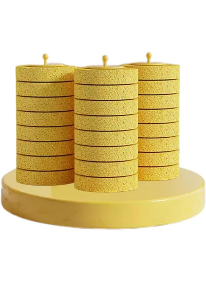 Lazy Cleaning Essential: 24-Pack Lemon-Scented Disposable Toilet Brush Refills, Rinses Clean in One Go - Image 1