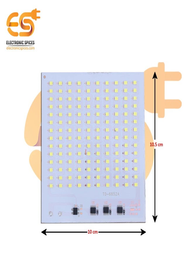 Electronicspices Electronic Spices 70 SMD Led 50w 85mm X 70mm 2835 Aluminum Base Plate Board for Flood Led Lights with Drive Onboard - Image 3