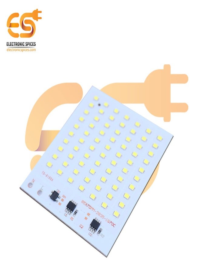 Electronicspices Electronic Spices 70 SMD Led 50w 85mm X 70mm 2835 Aluminum Base Plate Board for Flood Led Lights with Drive Onboard - Image 4