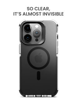 TinyMoose iPhone 15 Pro MagSafe Phantom Grip Drip iPhone Case with MagSafe made for iPhone 15 Pro, Anti-Drop Shock Absorption, Anti-Scratch - Ghost Black  - Image 2