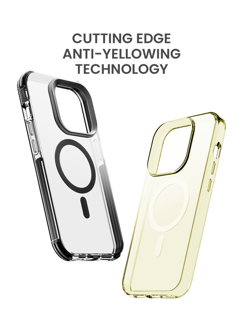 TinyMoose iPhone 15 Pro MagSafe Phantom Grip Drip iPhone Case with MagSafe made for iPhone 15 Pro, Anti-Drop Shock Absorption, Anti-Scratch - Ghost Black  - Image 3