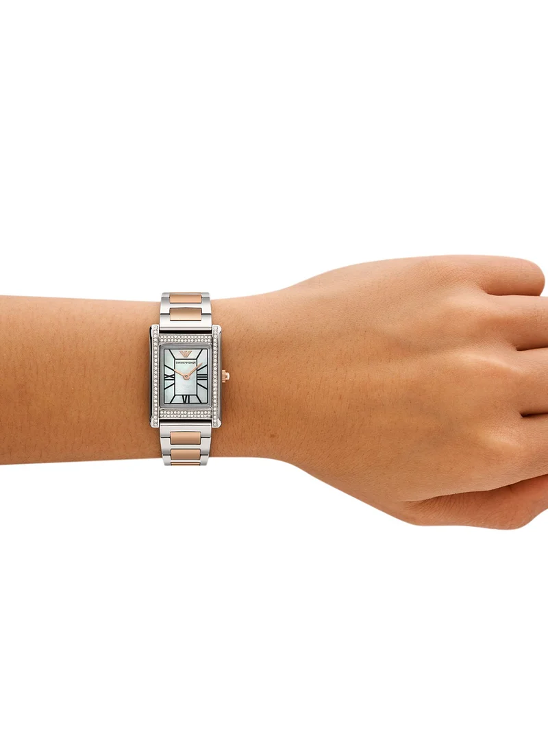 EMPORIO ARMANI Genni Steel Strap Analog Watch