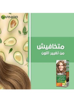 غارنييه صبغة شعر كريم دائمة كولور ناتشورالز من غارنييه - 7.11 أشقر رمادي عميق، 112 مل  - Image 5