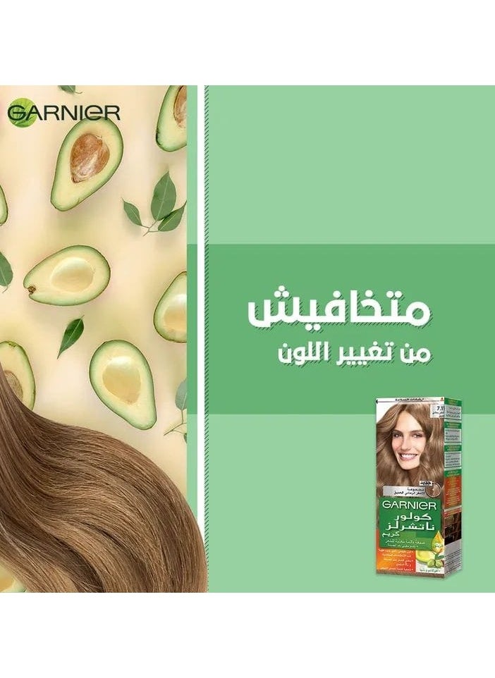 Garnier Garnier Color Naturals Permanent Creme Hair Color - 7.11 Deep Ashy Blonde 112 ML  - Image 5