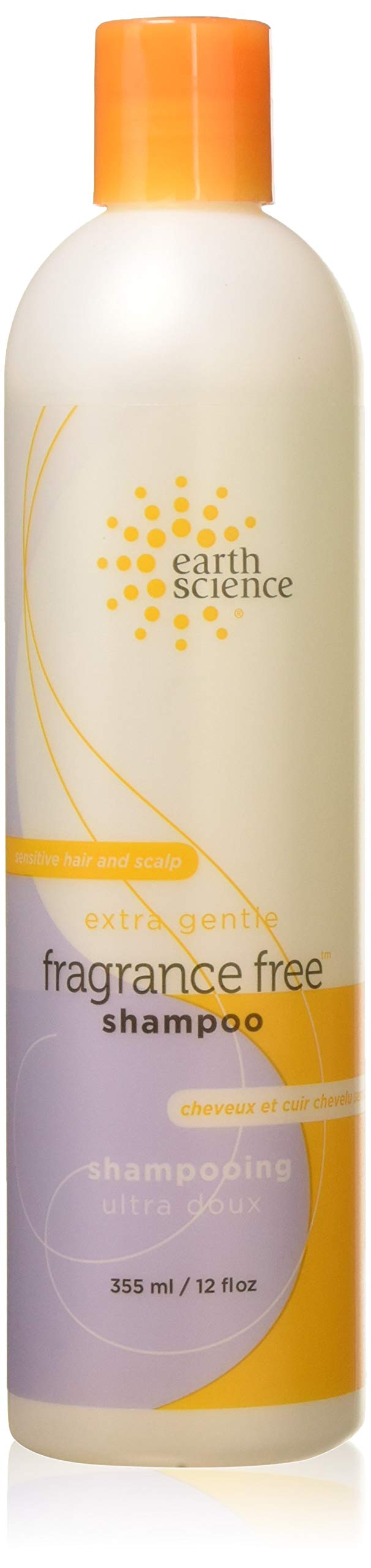 Earth Science Fragrance Free Shampoo with mild coconutbased cleansers for sensitive scalp  hair  12 oz Pack of 2