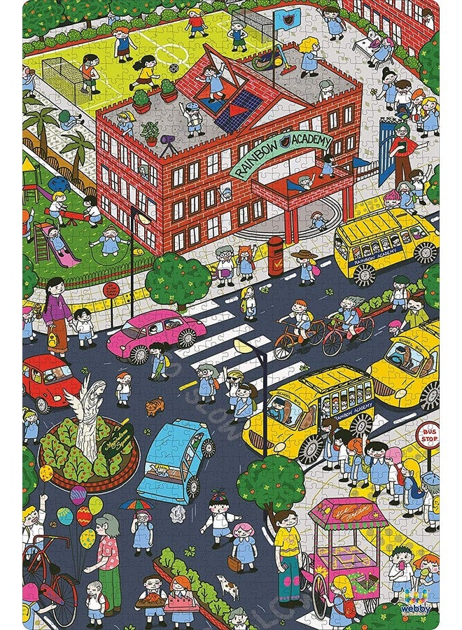 Webby After School Illustration Jigsaw Puzzle | Best Gift for Teenager | Fun and Challenging | Puzzle for Adult and 14+ Kids, 1000 Pcs Puzzle - Image 1