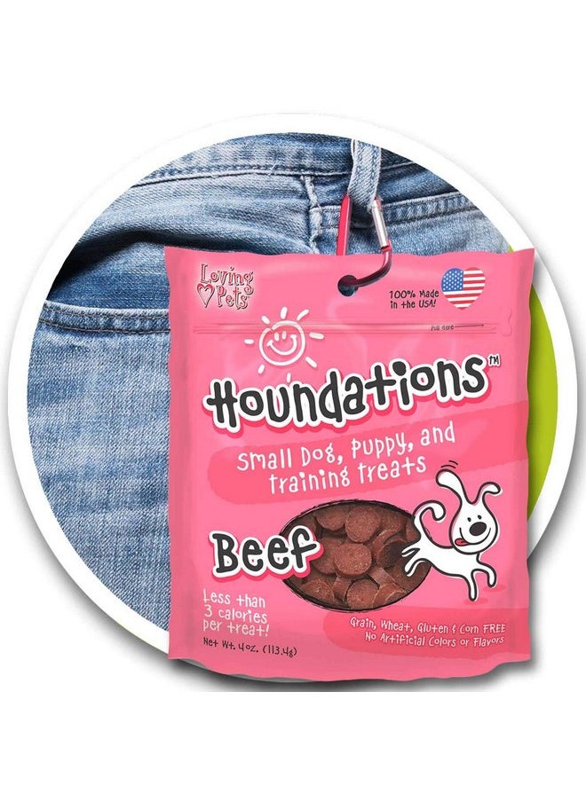Loving Pets Loving Pets 3 Pack of Chicken Houndations Small Dog, Puppy, and Training Grain-Free Treats, 4 Ounces Each, Made in The USA  - Image 4