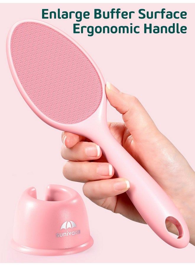 sunivaca 2Sided Glass Foot File Callus Remover (Pink) - Image 3