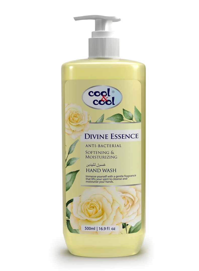 Cool & Cool Divine Essence Anti Bacterial Hand Wash 500ml - Image 1