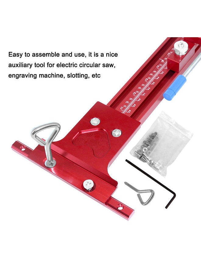 Generic Woodworking Parallel Guide Rail System Electric Circular Saw Track Engraving Machine Slotting Parallel Sliding Rail Auxiliary Tool  - Image 4