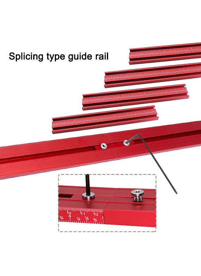Generic Woodworking Parallel Guide Rail System Electric Circular Saw Track Engraving Machine Slotting Parallel Sliding Rail Auxiliary Tool  - Image 3