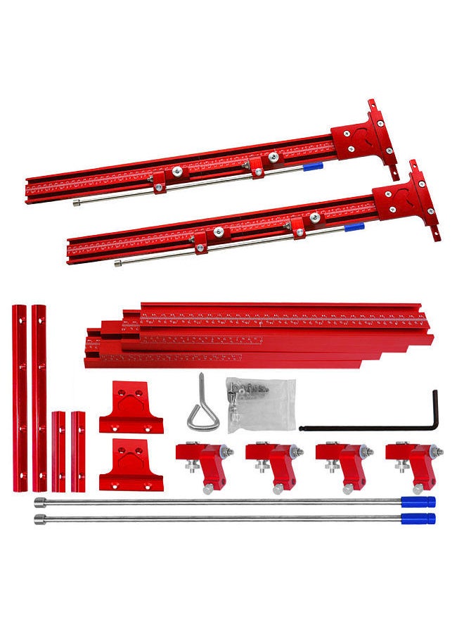 Generic Woodworking Parallel Guide Rail System Electric Circular Saw Track Engraving Machine Slotting Parallel Sliding Rail Auxiliary Tool  - Image 1