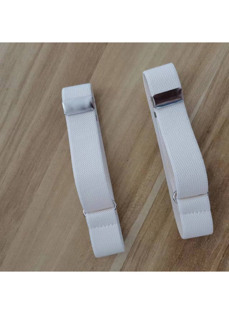 Generic - Elastic Armband Sleeve Garters Unisex Brown 2cm - Image 1