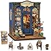 Cutefun Book Nook Kit DIY Miniature Dollhouse Booknook Kit for Adults and Teens 3D Wooden Puzzle Bookshelf Insert Decor with LED Light Gifts for Book Lovers and Beginners Journey Trace Bookshop - Image 3