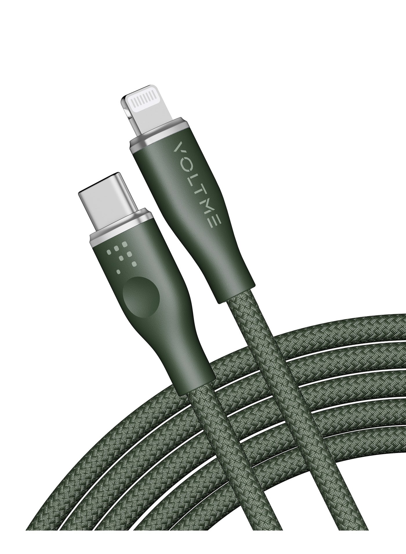 USB-C to Lightning Cable 30W PD Fast Charging, Rugged Double Nylon Braided, 2m/6.6ft, Hi-Speed USB 2.0 Data Transfer 480Mbps, Durable Charging Cord Compatible with iPhone 14, 14 Plus, 14 Pro, 14 Pro Max, iPhone 13, 13 Pro, 12, 11, XS, SE, iPad 9, and More Devices (Green)