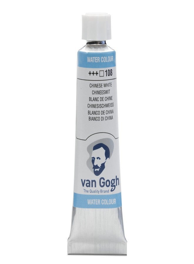 Van Gogh Watercolor Paint, 10ml Tube, Chinese White 108 - Image 1
