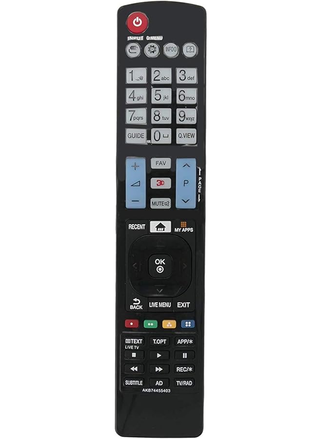 ELTRAZONE New Replacement Remote Control Model AKB74455403 Compatible with 3D Smart TVs – Fits Popular Models 42LM670S, 42LV5500, 47LM6700, 55LM6700 – Reliable Universal Remote for Smooth Navigation, Full Function Support, Easy Setup for LED and LCD Smart TVs - Image 1
