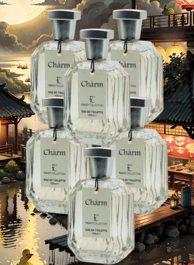 FANCY COLLECTION 6 Pieces Charm Perfume 100ML - Image 1