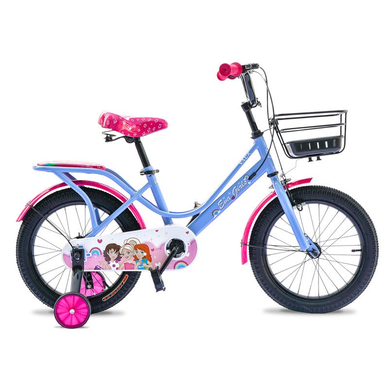 Vaux Eva 16-Inch Girl Bike | 16-Inch Wheel Size | Adjustable Seat | With Training Wheels | Blue Color - Image 1