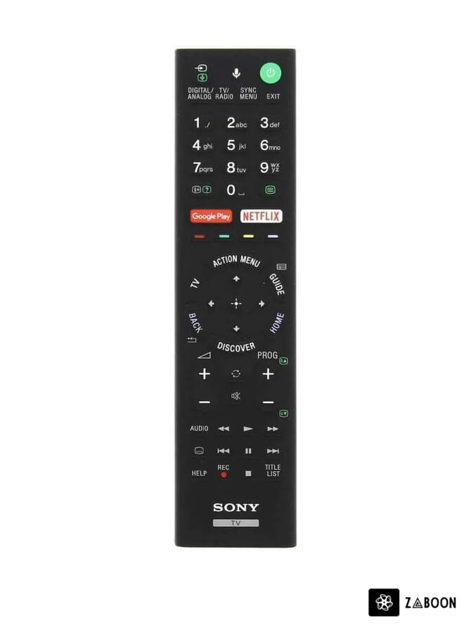 Zaboon Sony Smart Remote control For Led And Smart TV Black